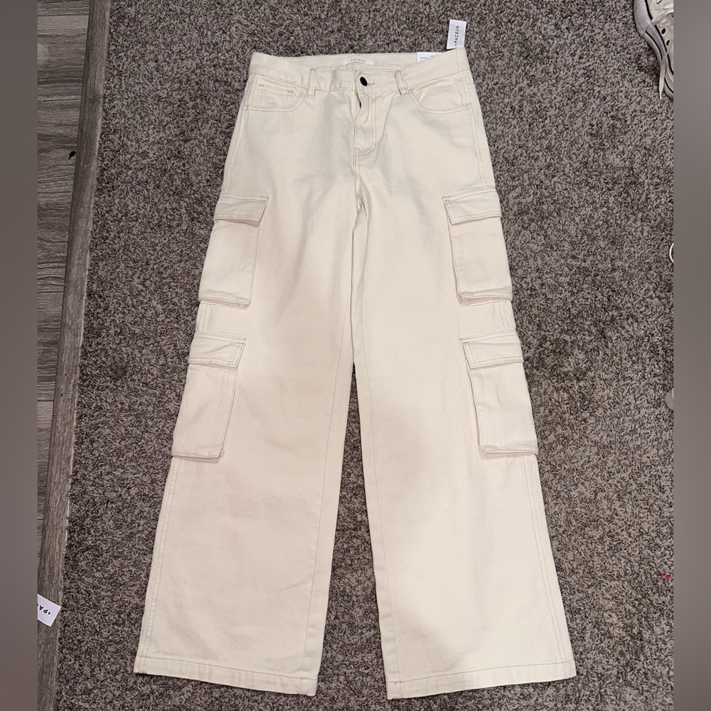 Pacsun Cream cargo pants